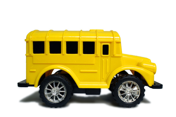 Brinquedo de ônibus escolar amarelo
 - Foto, Imagem
