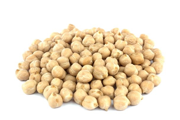 chickpeas isolated on white background. healthy food - Photo, Image
