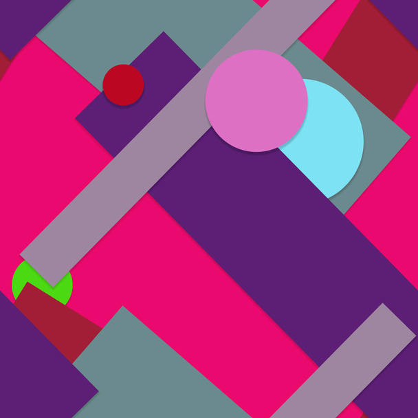 Geometrik formlar ile renkli kesintisiz arka plan - Fotoğraf, Görsel