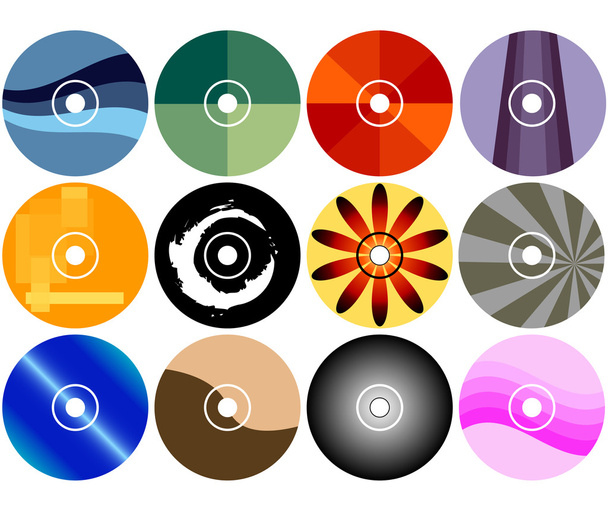 CD/Dvd címke design - Vektor, kép