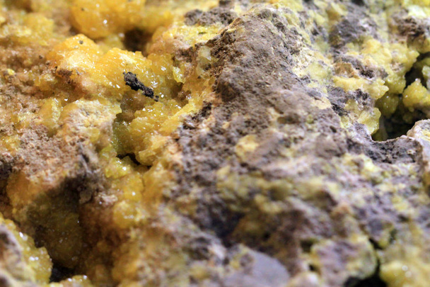 textura mineral de azufre
 - Foto, imagen