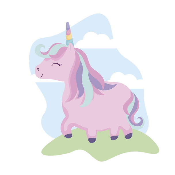 Rainbow Unicorn Horn Color Vector Color Stock Vector (Royalty Free)  1537471874