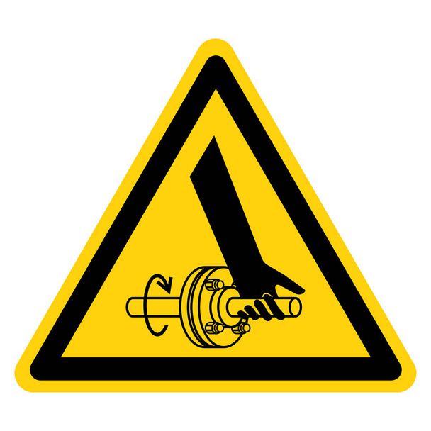 Знак символу обертання рук ізольований на білому тлі, Векторні ілюстрації
 - Вектор, зображення