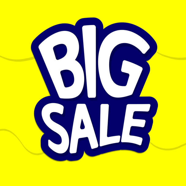 Big Sale, шаблон дизайну плакатів, Векторні ілюстрації
 - Вектор, зображення