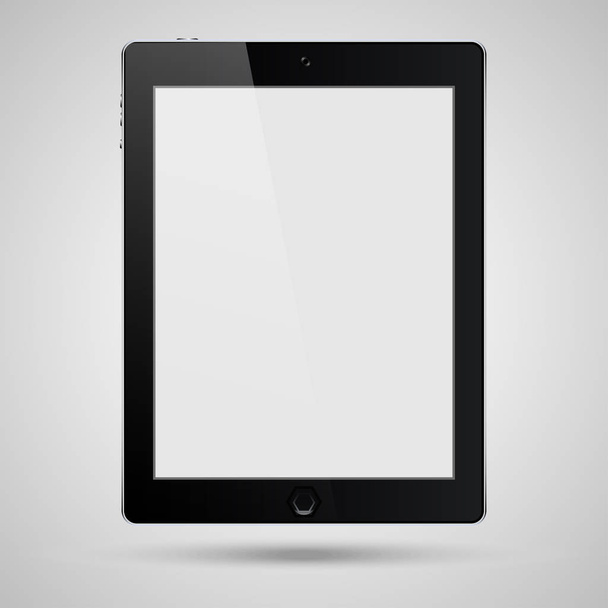 real tablet with hex button - Vector, Imagen