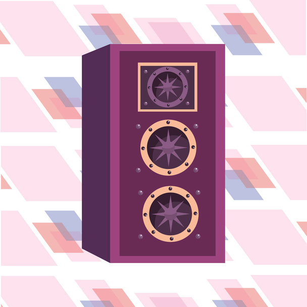 Lautsprecherbox-Symbol - Vektor, Bild