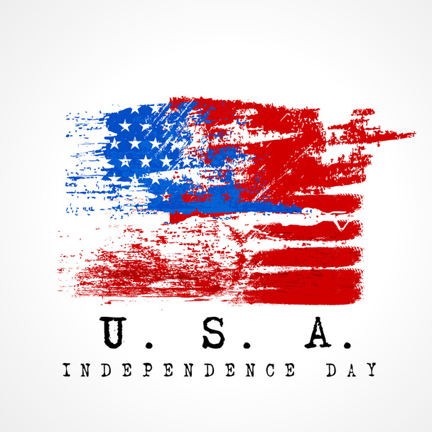 4th of July, American Independence Day background. - Vektor, kép