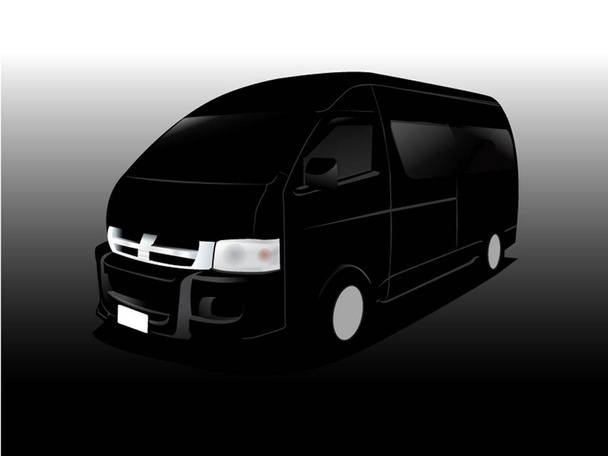 Векторний мультфільм, вантажний фургон
 - Вектор, зображення