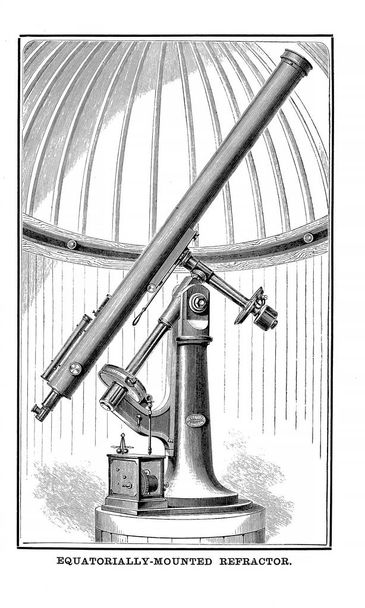 Illustrazione astronomica. Immagine retrò
 - Foto, immagini