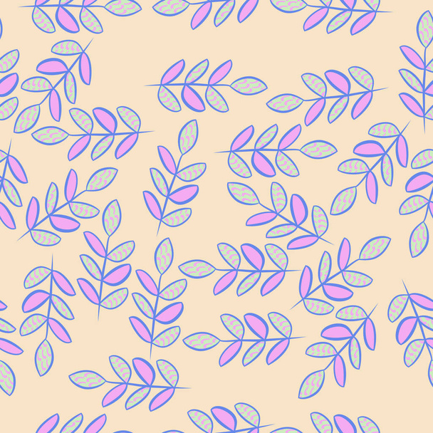 abstract simple floral pattern with copy space - Vector, imagen