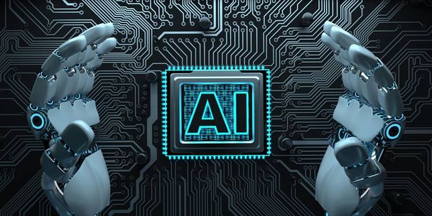 Processore AI mani robot umanoide
 - Foto, immagini
