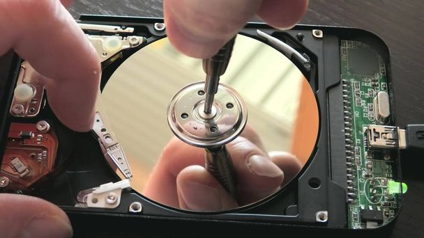 fijar el disco duro
 - Foto, Imagen