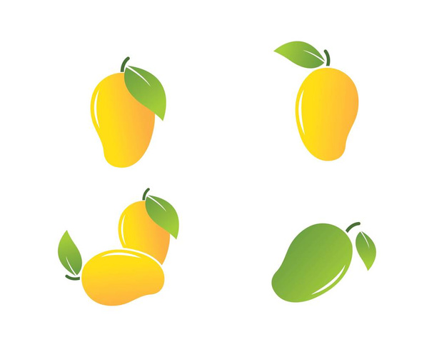  Mango vektör illüstrasyon logosu  - Vektör, Görsel