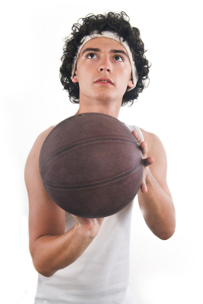 Jeune joueur de basket
 - Photo, image