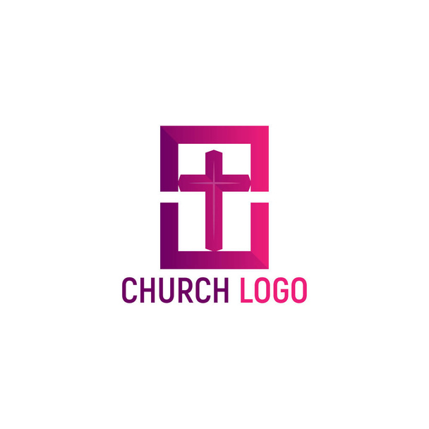 Logo of the Church. Christian symbols. - Vector, Image
