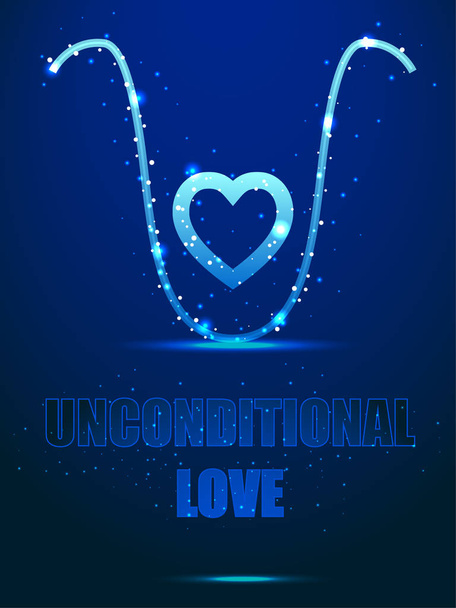 Psychology. Unconditional love - an elixir for the soul. Frame structure. - Photo, Image