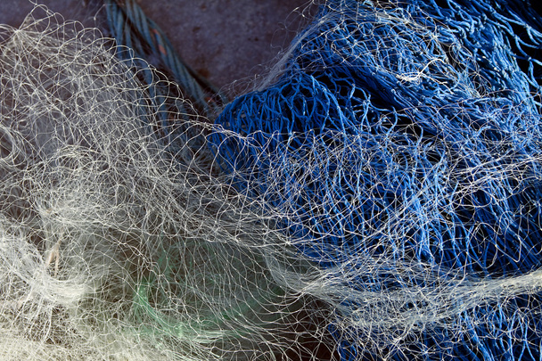 Fishing net in the port - Photo, Image