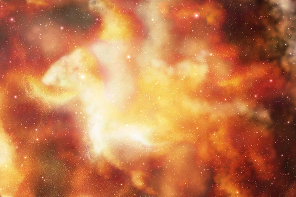 Színes galaxis az űrben - Fotó, kép