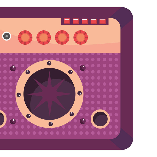 amplifier isolated icon - Vector, Image