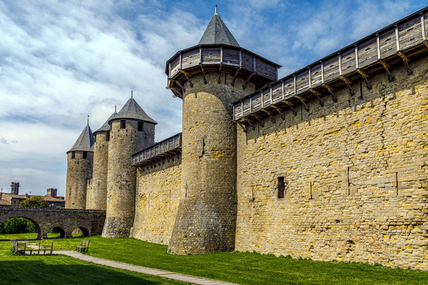 Carcassonne Kalesi, Fransa - Fotoğraf, Görsel