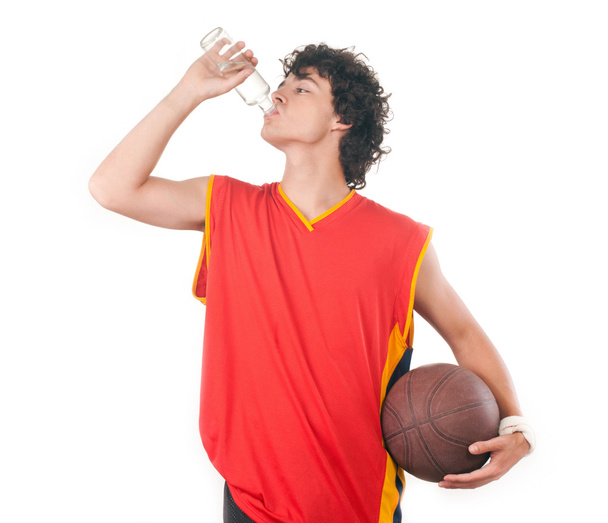 Thirsty basketball player - Photo, Image