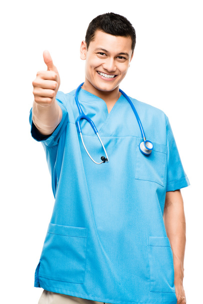 medical doctor nurse latin american mixed race hispanic happy me - Zdjęcie, obraz