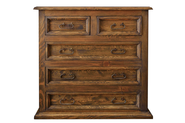 Antique wooden chest of drawers - Photo, Image