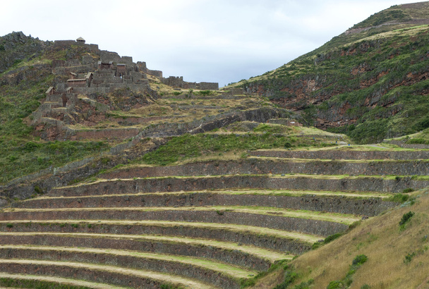 Az inkák tipikus teraszok - Fotó, kép