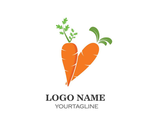 wortel logo pictogram vector illustratie ontwerp - Vector, afbeelding