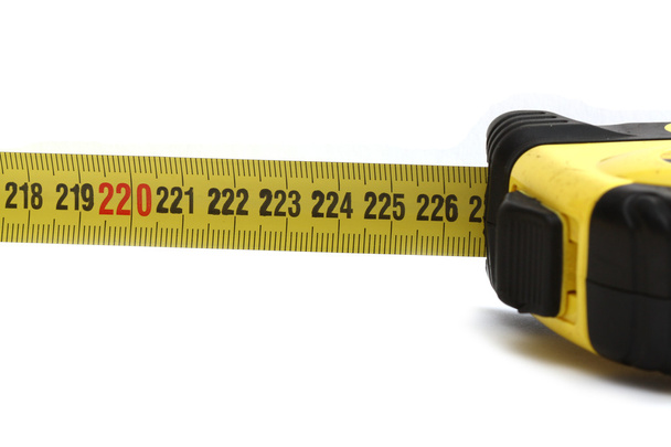 Single yellow and black tape measure - Photo, Image