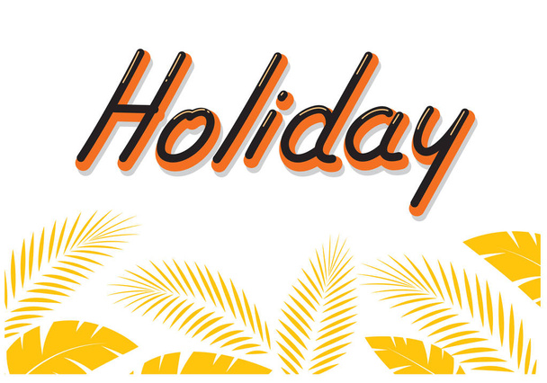 holiday typography comics style, vector - Vector, Image