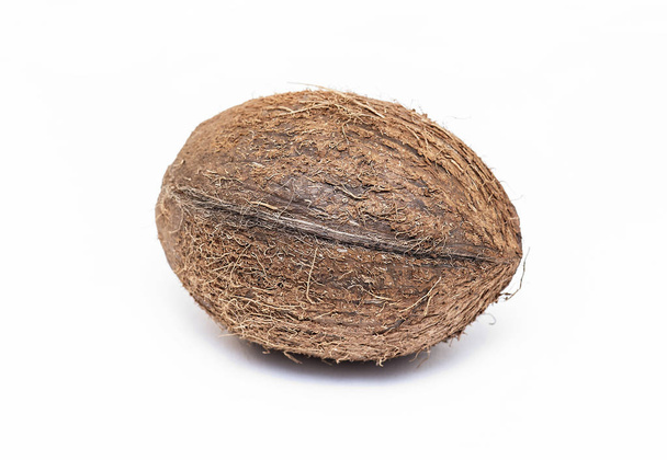 Real Coconut isolated on White Background  - Zdjęcie, obraz