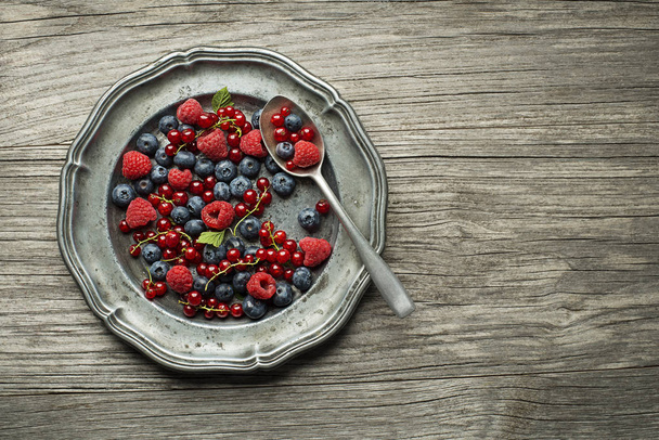 Healthy food with Berries fruit - 写真・画像