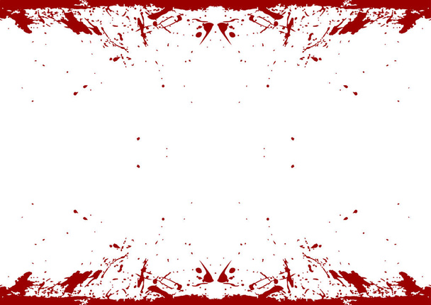 abstract vector splatter red color design background. illustrati - Vector, Image