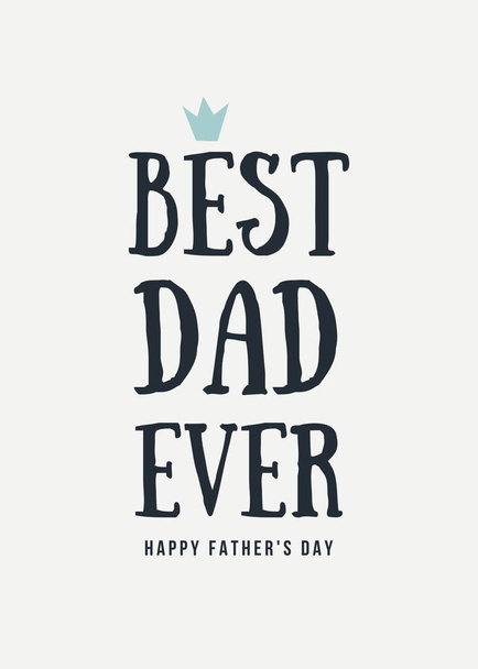 Father's Day Greeting Card - Vektor, obrázek