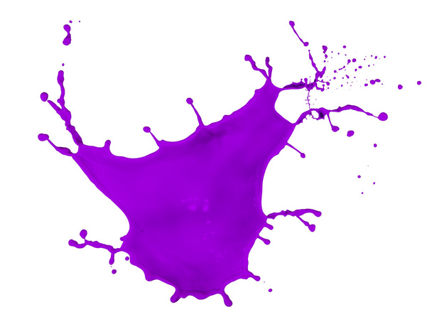 purple paint splash - Photo, Image