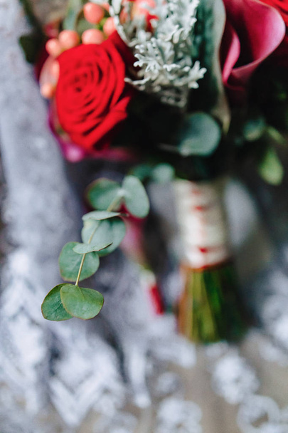 düğün buketi ve düğün dekorasyonu, çiçekler ve düğün çiçek düzenlemeleri - Fotoğraf, Görsel