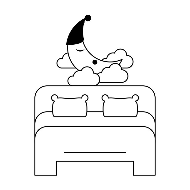 Сон и отдых карикатуры
 - Вектор,изображение