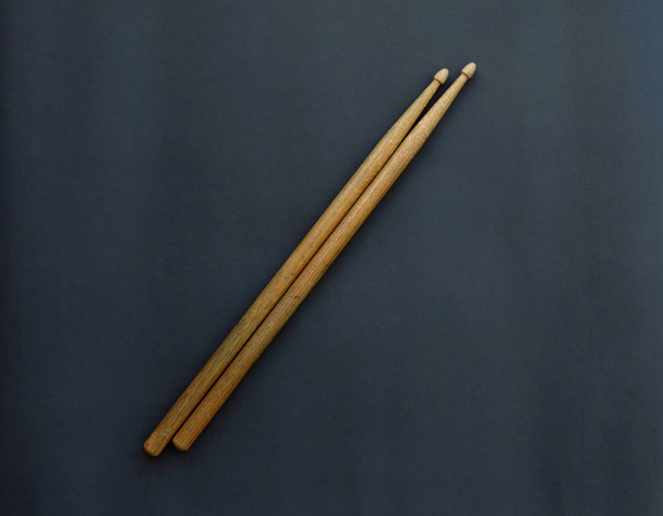 Pair of wooden drumsticks - Photo, Image