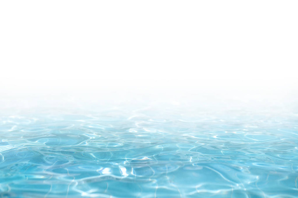 Blue Water surface, abstract background with a text field - Foto, Imagen