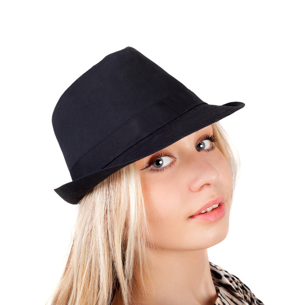 Girl in hat - Foto, imagen