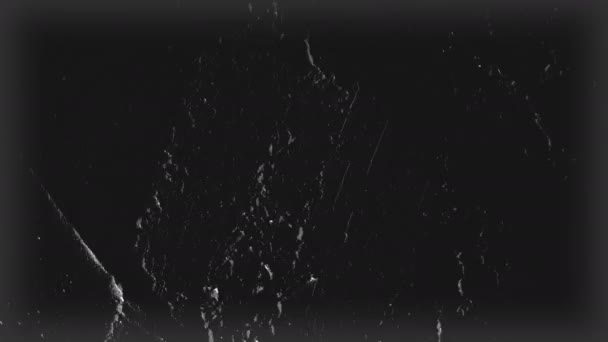 Superficie negra de la película vieja con arañazos
 - Metraje, vídeo