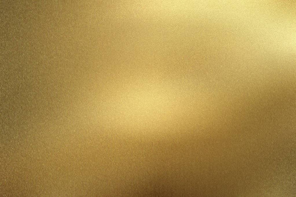 Σκληρό χρυσό μεταλλικό πάτωμα, αφηρημένη υφή φόντο - Φωτογραφία, εικόνα