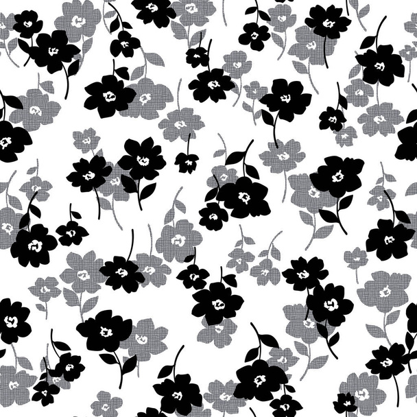 Illustration pattern of the flower - Vector, Imagen