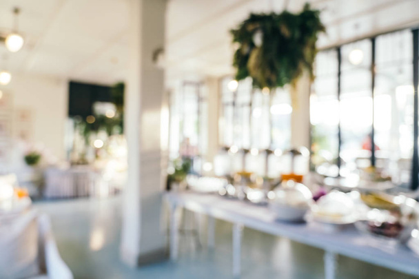 Abstract blur and defocused restaurant and coffee shop cafe inte - Φωτογραφία, εικόνα