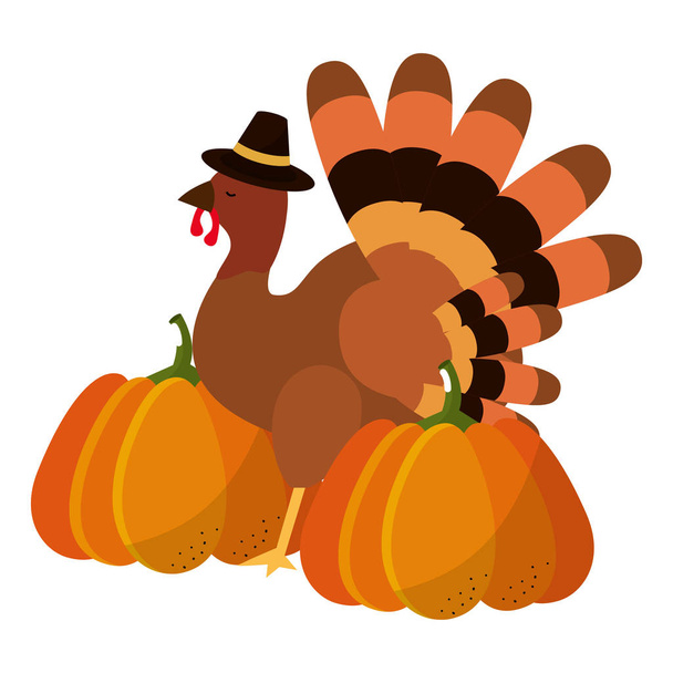 Joyeux Thanksgiving dessin animé
 - Vecteur, image