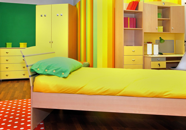Yellow child room - Фото, зображення