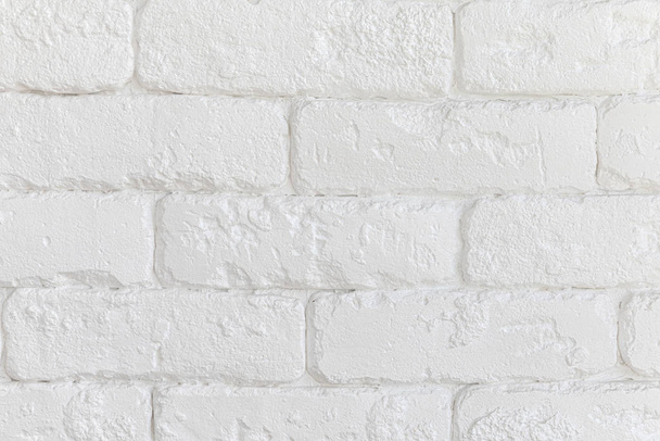 White brick wall background - Фото, зображення