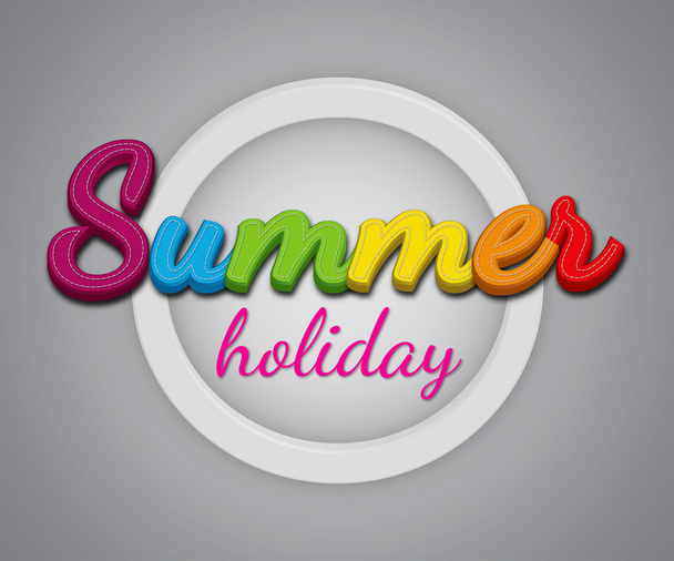 Summer Holiday - Vector, Imagen