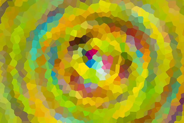 Farba geometrycznej gradient mozaika projekt ruch sztuka wzór zielony żółty - Zdjęcie, obraz